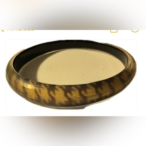 Alexis Bittar herringbone lucite bangle - Picture 1 of 6